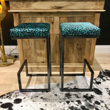 Load image into Gallery viewer, Leopard Bar Stool - Made to order
