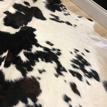 Load image into Gallery viewer, XL Tri - Coloured Cowhide Rug (long Haired)
