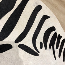 Load image into Gallery viewer, M Zebra Print Cowhide Rug
