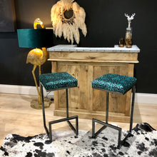 Load image into Gallery viewer, Leopard Bar Stool - Made to order
