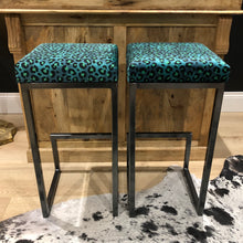 Load image into Gallery viewer, Leopard Bar Stool - Made to order
