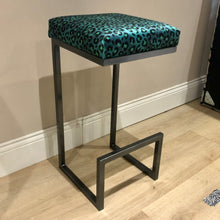 Load image into Gallery viewer, Leopard Bar Stool - Made to order
