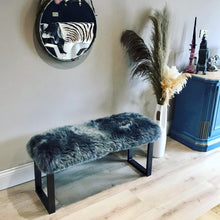 Load image into Gallery viewer, Genuine Sheepskin Bench AVAILABLE TO ORDER
