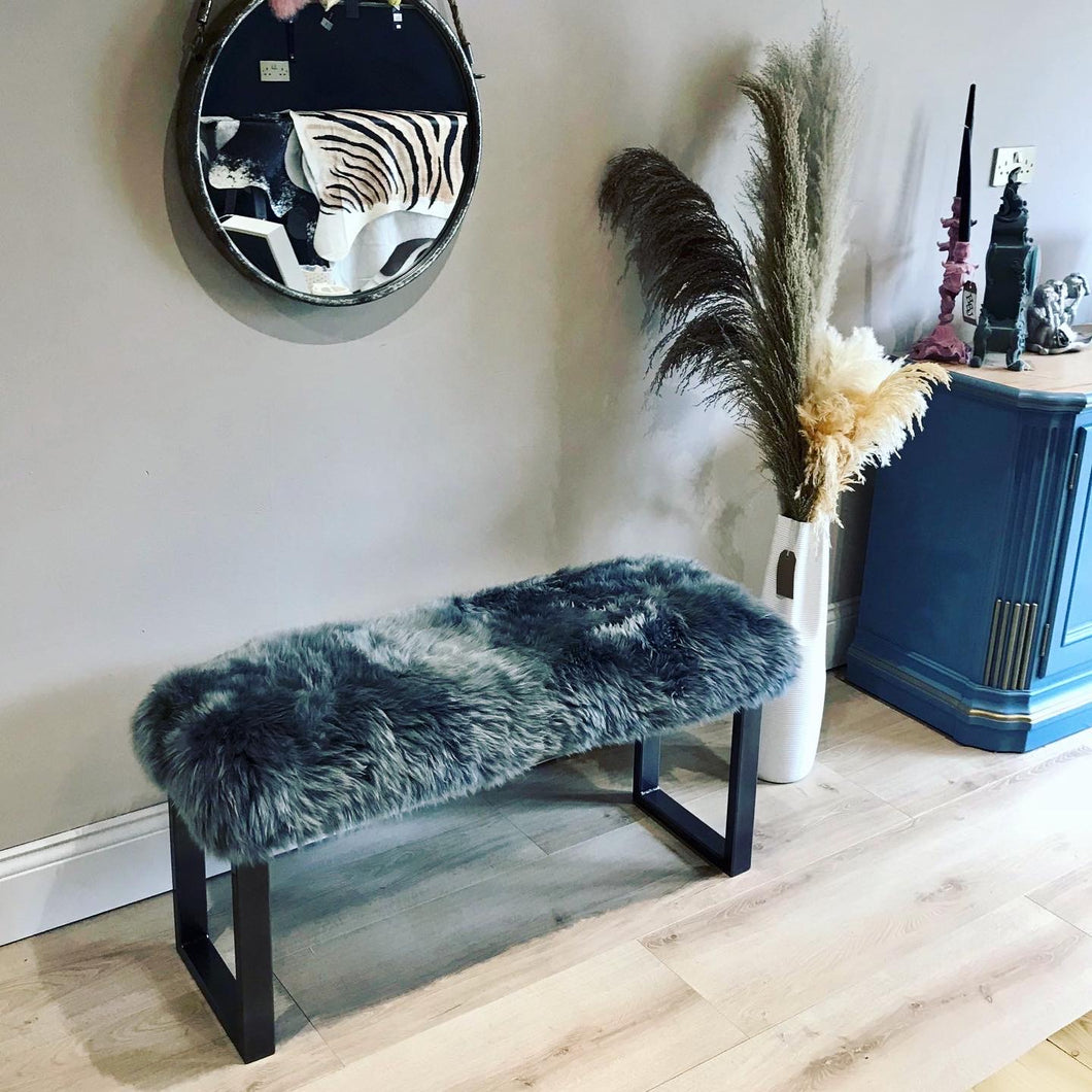 Genuine Sheepskin Bench AVAILABLE TO ORDER