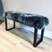 Load image into Gallery viewer, Genuine Sheepskin Bench AVAILABLE TO ORDER
