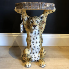 Load image into Gallery viewer, Leopard Side Table
