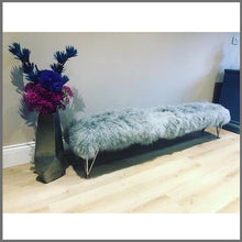 Load image into Gallery viewer, Bespoke Made to Measure Tibetan Sheepskin Bench
