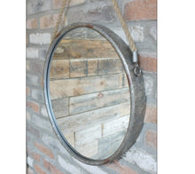 Load image into Gallery viewer, Large Circle Industrial Mirror
