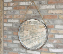 Load image into Gallery viewer, Large Circle Industrial Mirror
