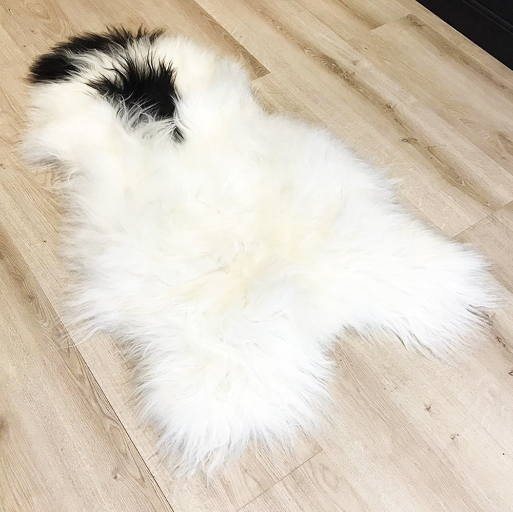 Icelandic Natural Spot Sheepskin Rug