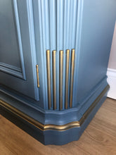 Load image into Gallery viewer, Bespoke Large Dusky Blue Dresser / Sideboard
