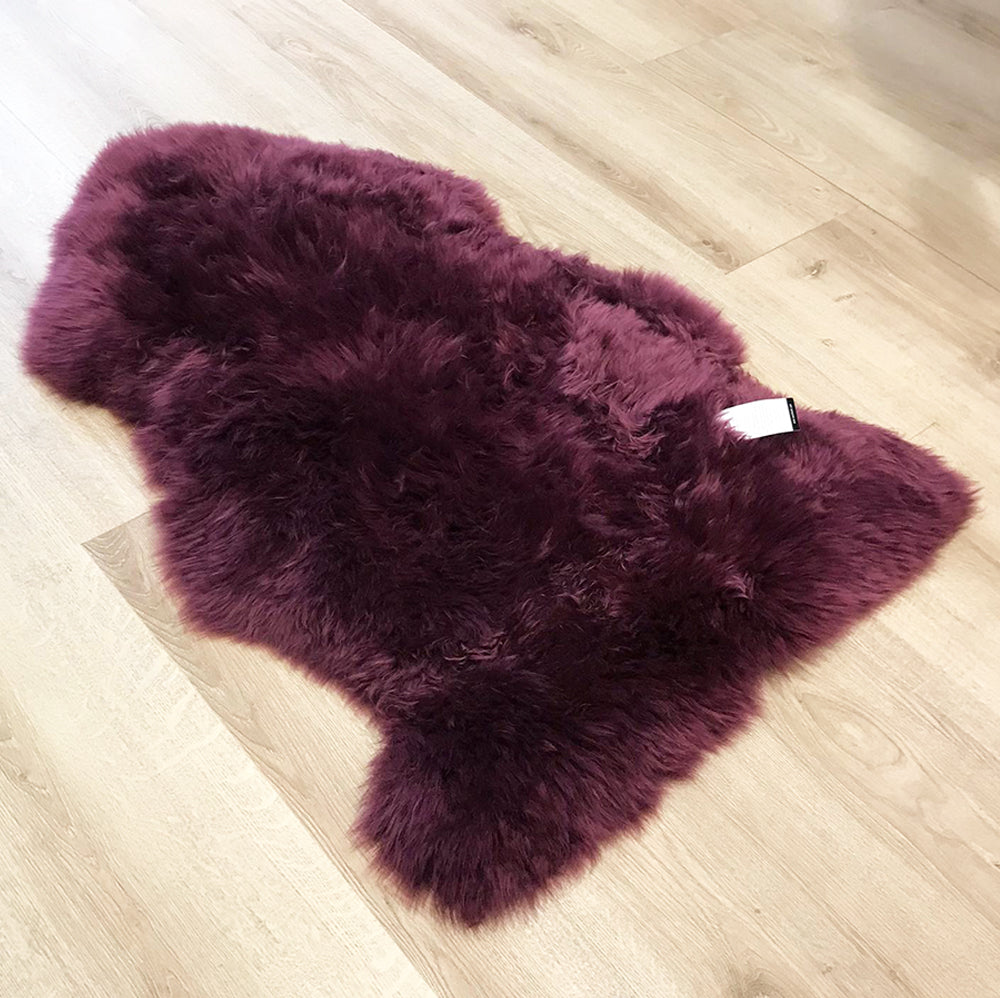 L Premium Sheepskin Rug Mulberry