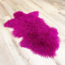 Load image into Gallery viewer, Tibetan Sheepskin Fushia
